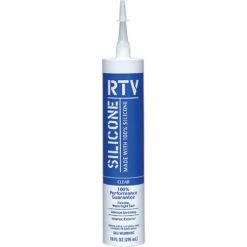 White Lightning® Contractor Rtv Silicone Sealant - 10 Oz. Cartridge - Clear - Pkg Qty 12