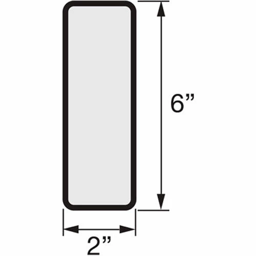 Incom Manufacturing Floor Marking Tape, Black, Rectangle Shape, 25/Pkg., LM100K 2 Incom Manufacturing Floor Marking Tape, Black, Rectangle Shape, 25/Pkg., LM100K - Image 2