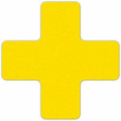 Incom Manufacturing Floor Marking Tape, Yellow, + Shape, 25/Pkg., LM120Y