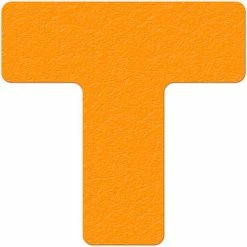 Incom Manufacturing Floor Marking Tape, Orange, T Shape, 25/Pkg., LM130N