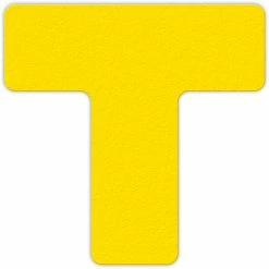 Incom Manufacturing Floor Marking Tape, Yellow, T Shape, 25/Pkg., LM130Y