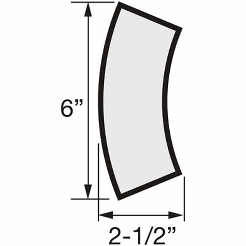 Incom Manufacturing Floor Marking Tape, Orange, Arc Shape, 25/Pkg., LM140N 2 Incom Manufacturing Floor Marking Tape, Orange, Arc Shape, 25/Pkg., LM140N - Image 2