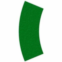 Incom Manufacturing Floor Marking Tape, Green, Arc Shape, 25/Pkg., LM140G