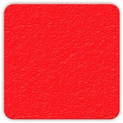 Incom Manufacturing Floor Marking Tape, Red, 3" Square, 25/Pkg., LM160R