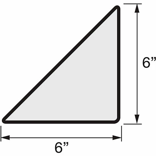 Incom Manufacturing Floor Marking Tape, Blue, 6" Triangle, 25/Pkg., LM170B 2 Incom Manufacturing Floor Marking Tape, Blue, 6" Triangle, 25/Pkg., LM170B - Image 2