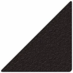 Incom Manufacturing Floor Marking Tape, Black, 6" Triangle, 25/Pkg., LM170K