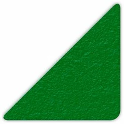 Incom Manufacturing Floor Marking Tape, Green, 3" Triangle, 25/Pkg., LM180G