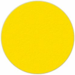 Incom Manufacturing Floor Marking Tape, Yellow, 6" Circle, 25/Pkg., LM190Y