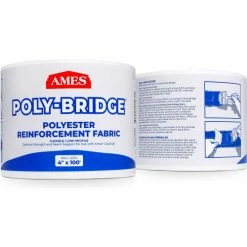 AMES POLY-BRIDGE Polyester Reinforcement Fabric 4" x 100' roll -Adhesives, Sealants & Tape Sales 2022 LZY ARF100
