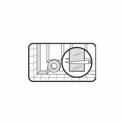 M-D Building Products M-D Transparent Weatherstrip Tape, 03509, Clear, 2" x 25'