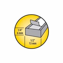 M-D Building Products M-D Premium Sponge Rubber Weatherstrip Tape, 06577, Black, 1/4"T x 1/2"W x 10'L