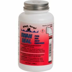 Black Swan Swan Seal, 1/2 Pt - Pkg Qty 12
