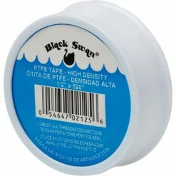 Black Swan PTFE Tape - High Density, China - 1/2" X 520" - Pkg Qty 24