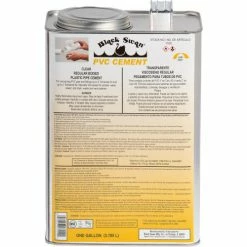 Black Swan PVC Cement (Clear) - Regular Bodied, 1 Gal - Pkg Qty 6