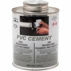 Black Swan PVC Cement (Gray) - Medium Bodied, 1 Pt - Pkg Qty 12