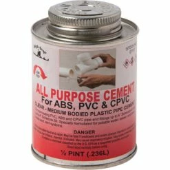 Black Swan All Purpose Cement (Clear) - Medium Bodied, 1/2 Pt - Pkg Qty 24