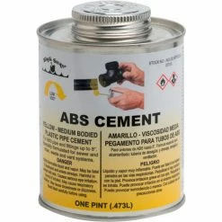 Black Swan ABS Cement (Yellow) - Medium Bodied, 1 Pt - Pkg Qty 12