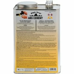 Black Swan ABS Cement (Yellow) - Medium Bodied, 1 Gal - Pkg Qty 6
