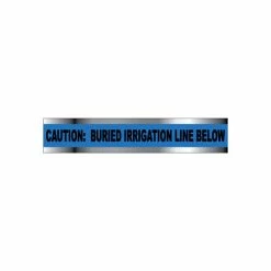 National Marker Detectable Underground Warning Tape - Caution Buried Irrigation Line Below - 2"W