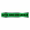 National Marker Detectable Underground Warning Tape - Caution Buried Sewer Line Below - 2"W