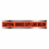 National Marker Detectable Underground Warning Tape - Caution Buried CATV Line Below - 2"W