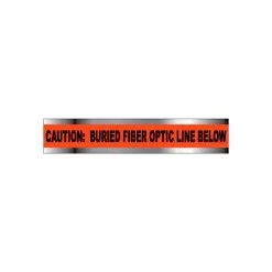 National Marker Detectable Underground Warning Tape - Caution Buried Fiber Optic Line - 2"W
