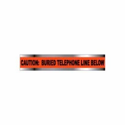 National Marker Detectable Underground Warning Tape - Caution Buried Telephone Line Below - 2"W