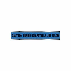 National Marker Detectable Underground Warning Tape - Caution Buried Non-Potable Line - 3"W