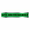 National Marker Detectable Underground Warning Tape - Caution Buried Storm Drain Below - 6"W