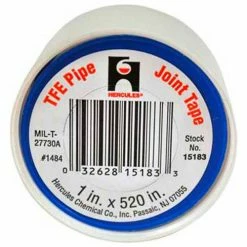 Hercules Oatey 15176 TFE Pipe Joint Tape 3/4" x 520" - Pkg Qty 36