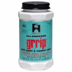 Hercules 15525 Grrip Industrial Black Thread Sealant 1 Qt. - Pkg Qty 12