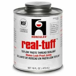 Hercules 15625 Real Tuff Thread Sealant- Screw Cap With Brush 1 Pt. - Pkg Qty 12