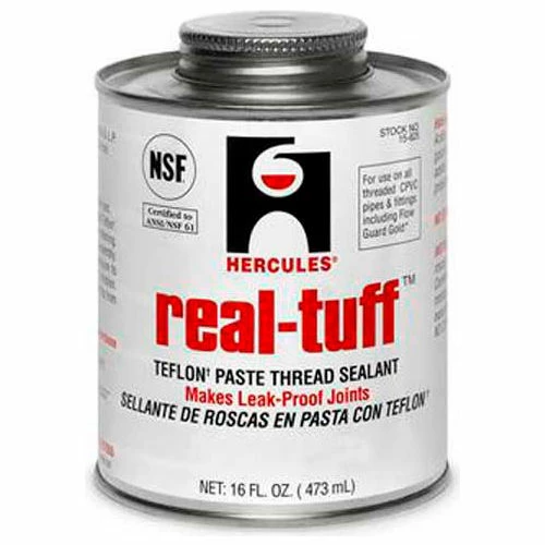Hercules 15632 Real Tuff Thread Sealant- Screw Cap With Brush 1 Qt. - Pkg Qty 12 1 Hercules 15632 Real Tuff Thread Sealant- Screw Cap With Brush 1 Qt. - Pkg Qty 12
