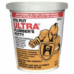 Hercules 25171 Sta Put Ultra Plumbers Putty 14 oz. - Pkg Qty 12