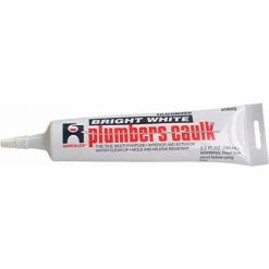 Hercules 25605 Plumbers Caulk - White - Tube Display 6 fl oz. - Pkg Qty 24