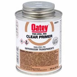 Oatey 30751 Clear Primer 8 oz., NSF Listed - Pkg Qty 24