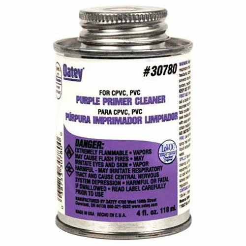 Oatey 30806 Purple Primer/Cleaner 32 oz. - Pkg Qty 12 1 Oatey 30806 Purple Primer/Cleaner 32 oz. - Pkg Qty 12