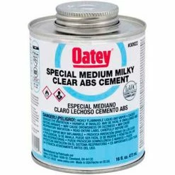 Oatey 30923 ABS Special Milky Clear Cement 32 oz. - Pkg Qty 12