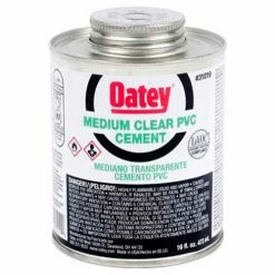 Oatey 31017 PVC Medium Clear Cement 4 oz. - Pkg Qty 24