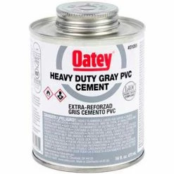 Oatey 31093 PVC Heavy Duty Gray Cement 4 oz. - Pkg Qty 24