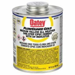 Oatey 31917 All Weather 1-Step FlowGuard Gold With Ultraviolet Indicator 8 oz. - Pkg Qty 24