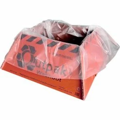 Outpak Washout Construction Washout Corrugated Cardboard, 50 Gallon, 30"L x 30"W x 14"H