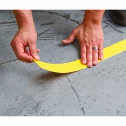 Accuform PTP203YL Tough-Mark™ Heavy-Duty Floor Marking Strip, 3"x48", Yellow, 10/Pack - Pkg Qty 10 -Adhesives, Sealants & Tape Sales 2022 PTP202YL Inset 2 13