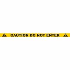 Accuform PTP209 Tough-Mark™ Heavy-Duty Message Strip, Caution Do Not Enter, 3"x48"