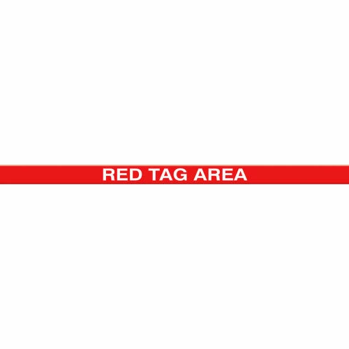 Accuform PTP221 Tough-Mark™ Heavy-Duty Message Strip, Red Tag Area, 3"x48" 1 Accuform PTP221 Tough-Mark™ Heavy-Duty Message Strip, Red Tag Area, 3"x48"