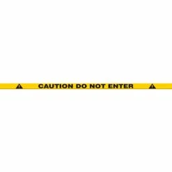 Accuform PTP234 Tough-Mark™ Heavy-Duty Message Strip, Caution Do Not Enter, 2"x48"