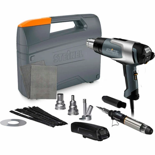 Steinel 110051535 HG 2320 E Professional Heat Gun w/ Deluxe Plastic Welding Kit w/Temp Scanner 1 Steinel 110051535 HG 2320 E Professional Heat Gun w/ Deluxe Plastic Welding Kit w/Temp Scanner