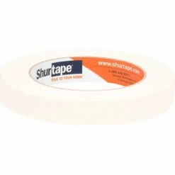 Shurtape® Utility Grade High Adhesion Masking Tape, Natural, 18mm x 55m - Case of 48