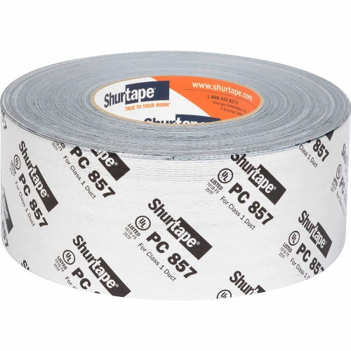 Shurtape PC 857 UL 181B-FX Listed/Printed Cloth Duct Tape 72mm x 55m - Pkg Qty 16 2 Shurtape PC 857 UL 181B-FX Listed/Printed Cloth Duct Tape 72mm x 55m - Pkg Qty 16 - Image 2