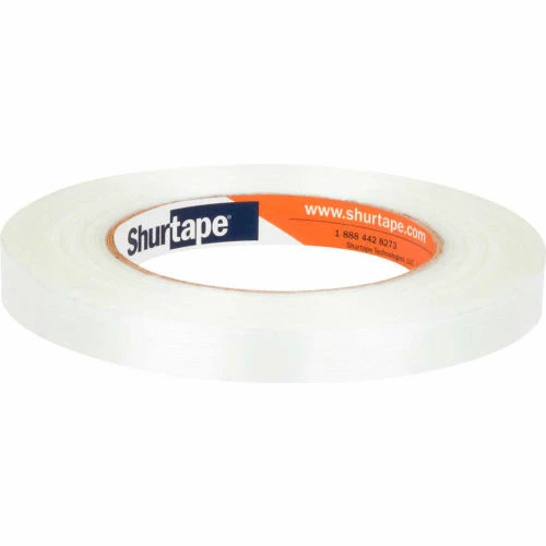 Shurtape® GS 501 Industrial Fiberglass Reinforced Strapping Tape 1/2" x 60 Yds. 5.4 Mil White - Pkg Qty 72 1 Shurtape® GS 501 Industrial Fiberglass Reinforced Strapping Tape 1/2" x 60 Yds. 5.4 Mil White - Pkg Qty 72